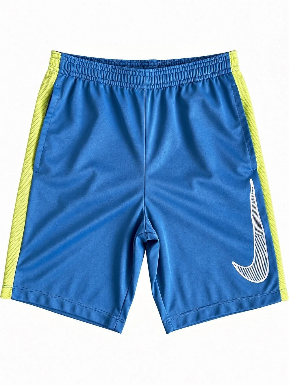 Nike Dri-FIT Swim Trunks in Blue & Yellow